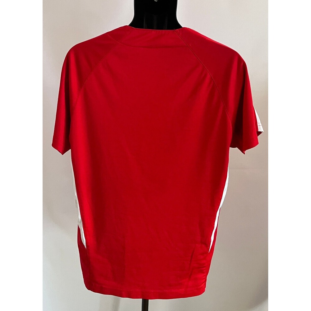 Mens Under Amour Authentic Red Double Play Dining Pullover Jersey Med - Picture 4 of 4